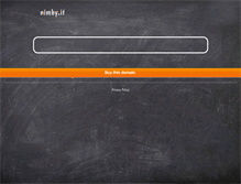 Tablet Screenshot of nimby.it